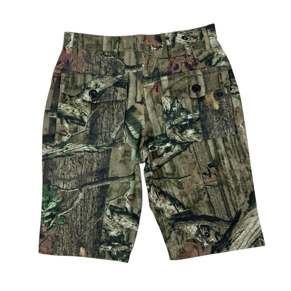 Mossy Oak 28 Camo Print Outdoor Hunting Shorts Real Tree Mid Rise Utility - Picture 3 of 3